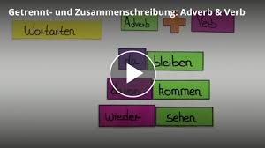 Straßennamen werden zusammengeschrieben, wenn sie aus einem ungebeugten adjektiv und einem grundwort zusammengesetzt sind. Getrennt Und Zusammenschreibung Die Regeln Auf Einen Blick