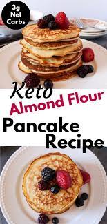 Keto Almond Flour Cream Cheese Pancake Recipe Quick And Easy Recipe Almond Flour Pancake Recipe Cream Cheese Pancakes Low Carb Breakfast Recipes