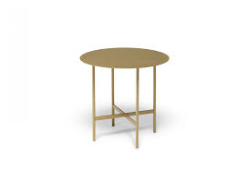Homfa 2x beistelltisch couchtisch kaffetisch satztisch rund vintage set groß 80x80x45cm klein 48x48x55cm 4 8 von 5 sternen 7. Beta Couch Und Beistelltisch Klein Messing Muller Mobelfabrikation Messing Mueller Moebel Beta S Messing