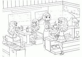 These are the instructions for building the lego friends stephanie's house that was released in 2017. Lego Friends Coloring Pages Printable Coloring Home