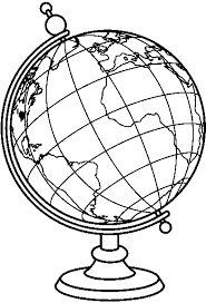Black And White Home Clipart Globe Clipart Black And White Globe Bw Bmp 413 608 Globe Drawing Globe Clipart Globe