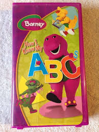 Abcs alphabetical song barneys abc song. Barney Now I Know My Abcs 2004 Vhs Children S Alphabet Songs Educational Childrens Alphabet Alphabet Songs Barney