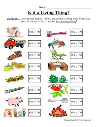 kindergarten 2nd year living and non living things lessons blendspace