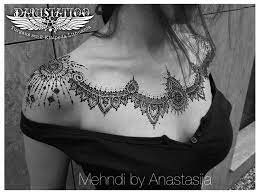 Pin By Erica Sellers On Henna Tattoo Henna Tattoo Designs Neck Tattoo Henna Neck