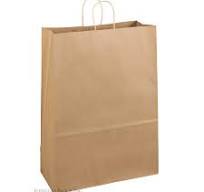 Brown Kraft Paper Bags, 13"x7"x17", 50ct