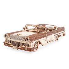 ugears dream cabriolet vm 05 wooden puzzle and construction kit ugears mechanical model mechanical model wooden model kits wooden puzzles