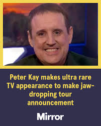 Peter Kay unrecognisable as he makes rare appearance