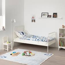 Minnen Bettgest M Federholzrahmen Ausz Weiss Ikea Osterreich Kids Bed Frames Ikea Toddler Bed Ikea Metal Bed Frame