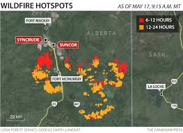 A wildfire that is raging in the northern alberta oilsands city of fort mcmurray has now destroyed 80 per cent of the homes in one. Fort Mcmurray Wildfire Oilsands Work Camp Destroyed As Flames Threaten Other Sites Globalnews Ca