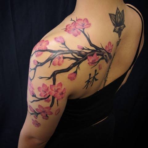 20+ Amazing Cherry Blossom Tattoo Designs for Men & Women - tattoogenda.com