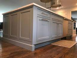 Let wood filler dry one hour. Painting A Kitchen Island Tips And Photos Sundeleaf Painting
