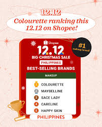 Livrare prin curier sau predare. 12 12 Shopee Lazada Rankings Colourette Cosmetics Facebook