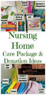 Care Package To Give Someone In A Nursing Home Great Gift To Bring With While Volunteering Or Visi Nursing Home Care Nursing Home Gifts Hospital Care Packages