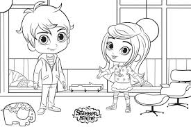 Shimmer and shine coloring pages for kids. Beautiful Princess Samira Coloring Page Free Printable Coloring Pages For Kids