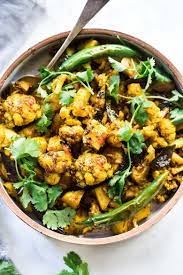 Aloo Gobi Indian Spiced Potatoes Cauliflower Feasting At Home Recipe Aloo Gobi Spiced Cauliflower Delicious Healthy Recipes