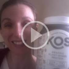 KOS Amazing Tasting Organic Vegan Plant Based Protein Powder