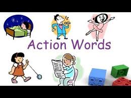 Action Words And Verbs For Preschool And Kindergarten Children Action Words Action Verbs Anchor Chart Verbs Anchor Chart
