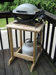 Grill Stand Fit For A Woodworker Fine Woodworking Grill Stand Bbq Table Outdoor Kitchen Design