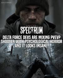 🎮 From the creators of Delta Force, Project Spectrum is a psychological  horror tactical shooter where players face monsters and their own sanity ⚔️  Gameplay Overview: ◾ Combines PvE + PvP into