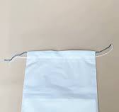 Custom Disposable Plastic Drawstring Vomit Bag With Absorbent Pad Emesis Bags for Travel
