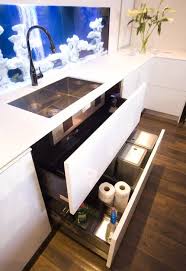 Essential Space Saving Tips For The Kitchen Under Sink Drawer Contemporary Kitchen Home