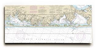 Ny Moriches Bay Shinnecock Bay Ny Nautical Chart Sign