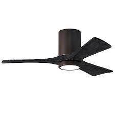 irene hlk led flush mount 3 blade ceiling fan in 2020 ceiling fan ceiling fan with light bronze ceiling fan