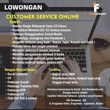 Infokerjawa.blogspot.co.id, anda boleh menyebarluaskan atau mengcopy loker hari ini bulan februari 2020, jika loker ini memang bermanfaat bagi anda, namun dengan catatan jangan lupa untuk mencantumkan link. Loker Solo Terbaru Facebook