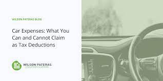Car Expenses: What You Can And Cannot Claim As Tax Deductions
