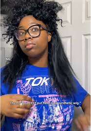 Flat Ironing Synthetic Wig