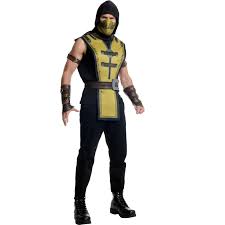 The original mortal kombat warehouse displays unique content extracted directly from the mortal kombat games: Adult Mortal Kombat Scorpion Costume Walmart Com Walmart Com