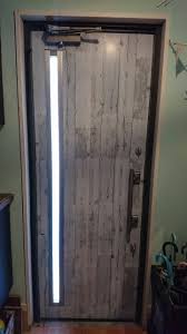 リピ買い決定 セリアのリメイクシートでドアをリメイク 玄関ドア diy 玄関ドア リメイクシート