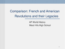B = { x | x a and x b } this is the intersection of a and b. French And American Revolutions