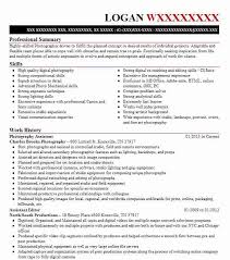 Resume examples can be an especially useful way to gain a realistic perspective on the types of by browsing through the resumes of photographers, you will be able to get a good sense of the skills. Photography Assistant Resume Example Assistant Resumes Livecareer