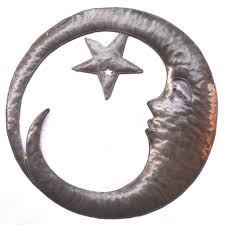 Below you will find the colors and meanings of metal stars. Celestial Sun Moon Haiti Metal Garden Patio Yard Art Fair Trade Steel Drum Crescent Moon