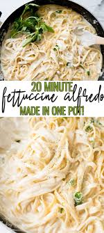 This Alfredo Recipe Uses Basic Ingredients But The Flavor Is Anything But The Fettuccine Pasta Is Cooke Alfredo Recipe Fettuccine Alfredo Recipes Pasta Dishes