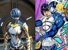 An awesome stand constantly caught with its fly down. Hope I M Not Too Late Joining The Cosplayframes Sticky Fingers From Jjba Warframe