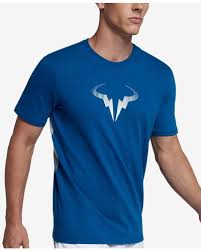 Why don't you let us know. Nike Cotton Men S Rafael Nadal Logo T Shirt In Blue For Men Lyst