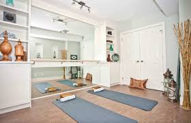 15 Amazing Home Yoga Studio Ideas For Relaxation And Meditation In 2020 Yoga Room Design Workout Room Home Home Gym Flooring