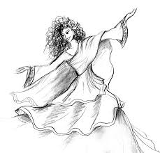 Dancing Girl Drawing By Sofia Metal Queen About 0% of these are training dancewear, 14% are performance wear, and 0% are women's jackets & coats. dancing girl by sofia metal queen