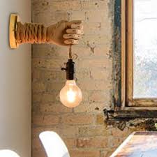Should carry an underwriters laboratories (ul) rating on the label that indicates what kind of location they can be used in. Open Bulb Wall Sconce Lamps Rustic Iron 1 Light Unique Wall Sconce Lighting With Rope For Hall Beautifulhalo Com