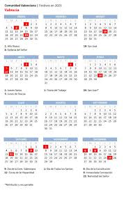 En el mes de agosto in the month of august; Calendario Laboral 2021 En La Comunidad Valenciana En Que Municipios Es Fiesta El 16 De Agosto