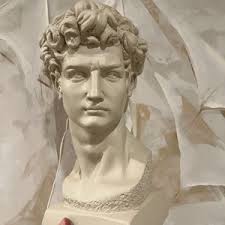 Antique david statue