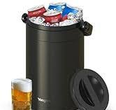 Amazon.com: 4.8L Insulated Ice Bucket, 5Quart Double Wall ...