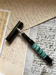 Image result for mammoth bone inlay fountain pen