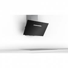 Bosch Hotte Decorative Inclinee 80cm 669m3 H Noir Dwk87em60 Serie 2 Vente Petit Electromenager Et Gros Electromenager