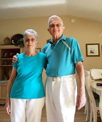 16 styling tips for matching outfit ideas to wear as a couple. Elderly Couple Matching Outfits 52 Years