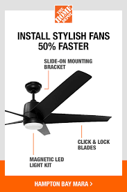 Shop The On Trend Hampton Bay Mara Fan In Black From The Home Depot In 2020 Black Ceiling Black Ceiling Fan Ceiling Fan