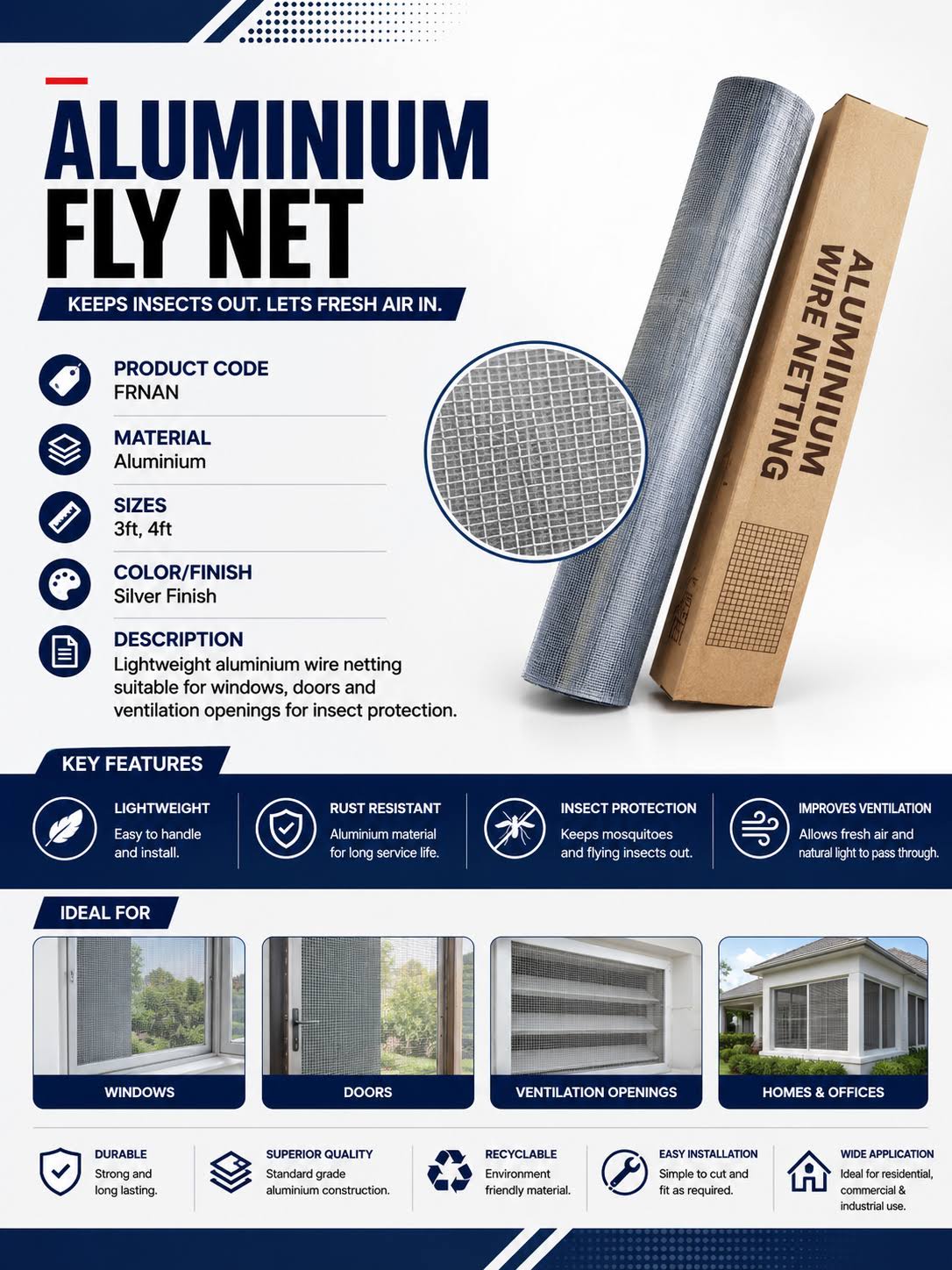 ALUMINIUM FLY NET product image