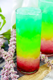 Frozen Rainbow Unicorn Mocktail The Cottage Market Recipe Rainbow Drinks Mocktails Lime Soda